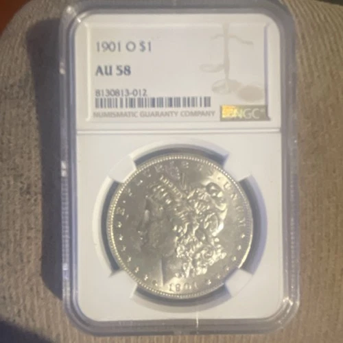 1901 Morgan Silver Dollar $1 New Orleans NGC AU 58 8130813-012 KM#110