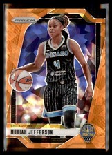 2024 Panini Prizm WNBA #131 Moriah Jefferson Ice Orange Prizms