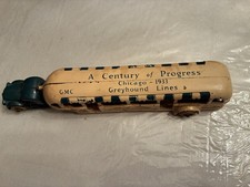 Arcade Cast Iron Century of Progress Chicago 1933 Greyhound Lines Bus 11.5"
