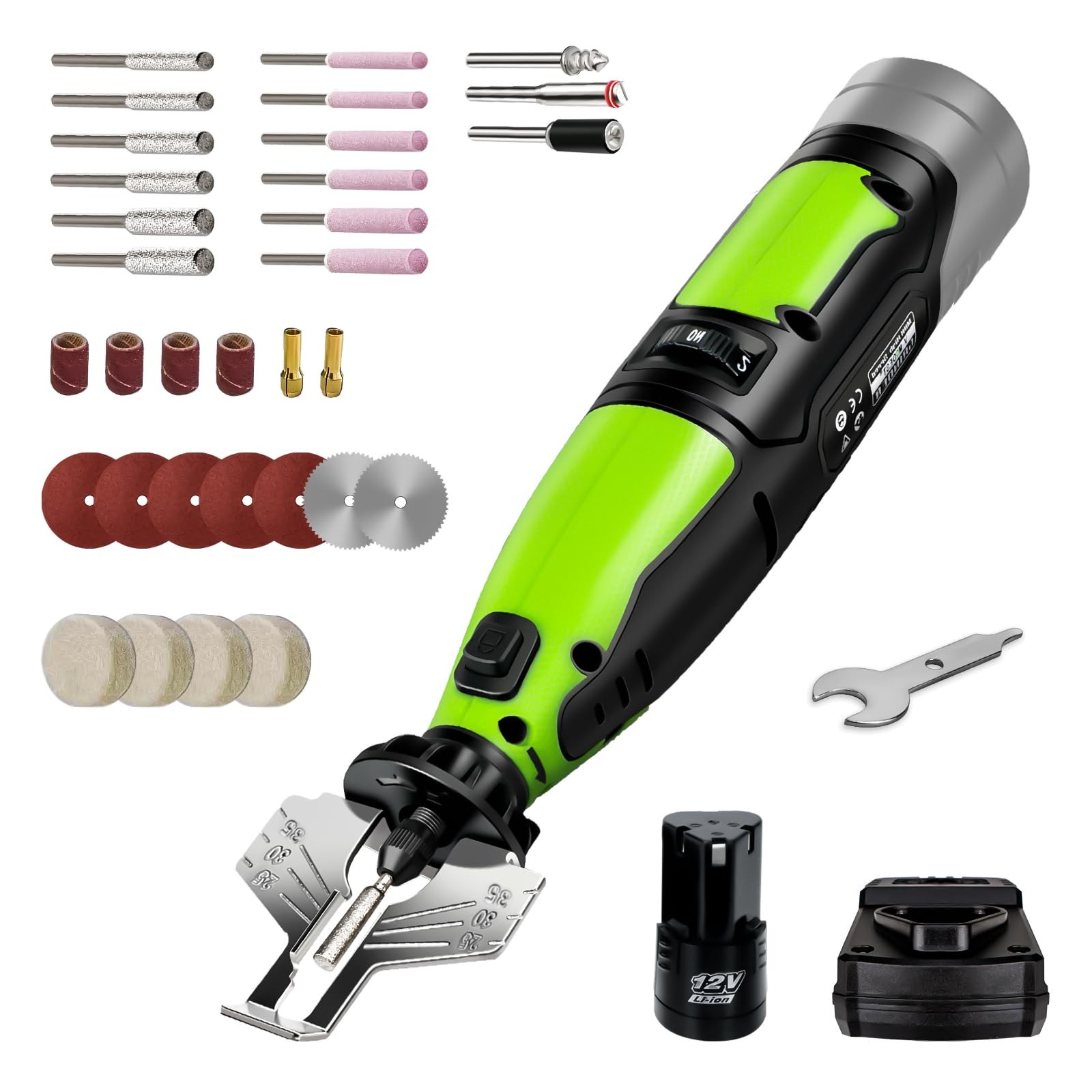 12V Cordless Electric Chainsaw Sharpener Kit Portable Chain Saw Blade Sharpener