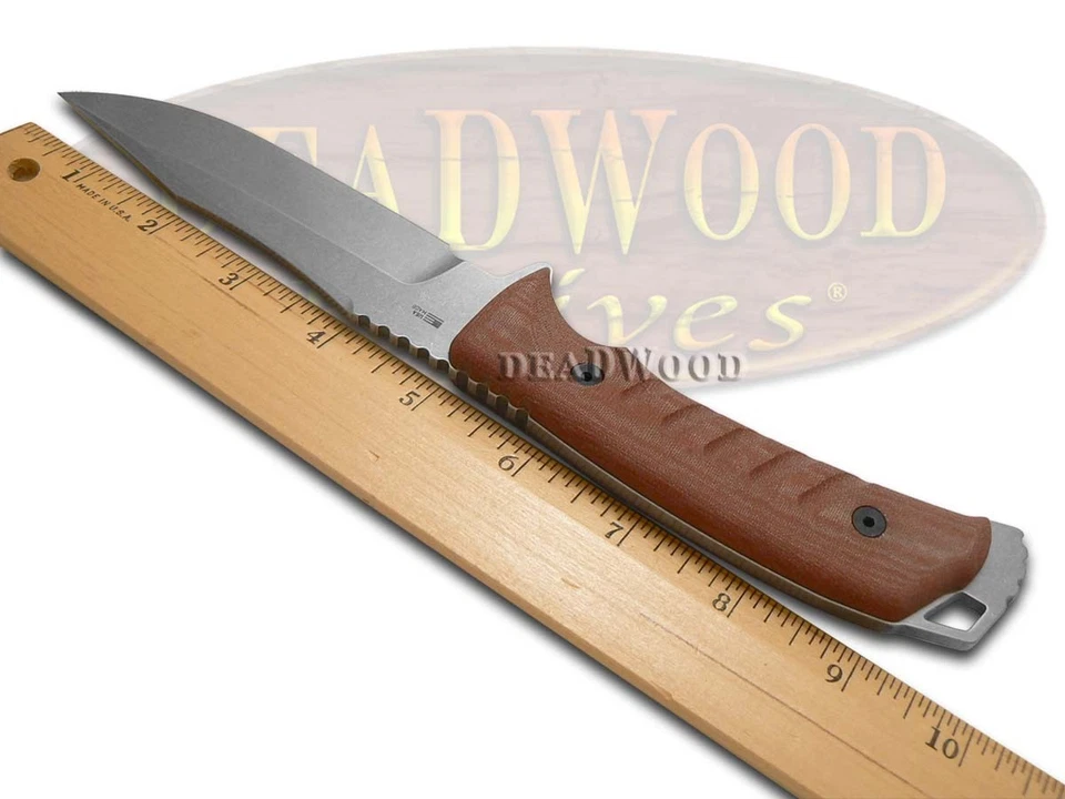 Cuchillos SOG Pillar LTD cuchillo de hoja fija 1/500 rojo Micarta S35VN acero UF1007-BX Foto 3 de 4
