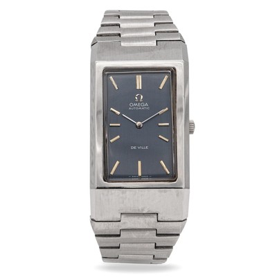 Vintage Omega Tank De Ville Stainless Steel Automatic Men's Watch