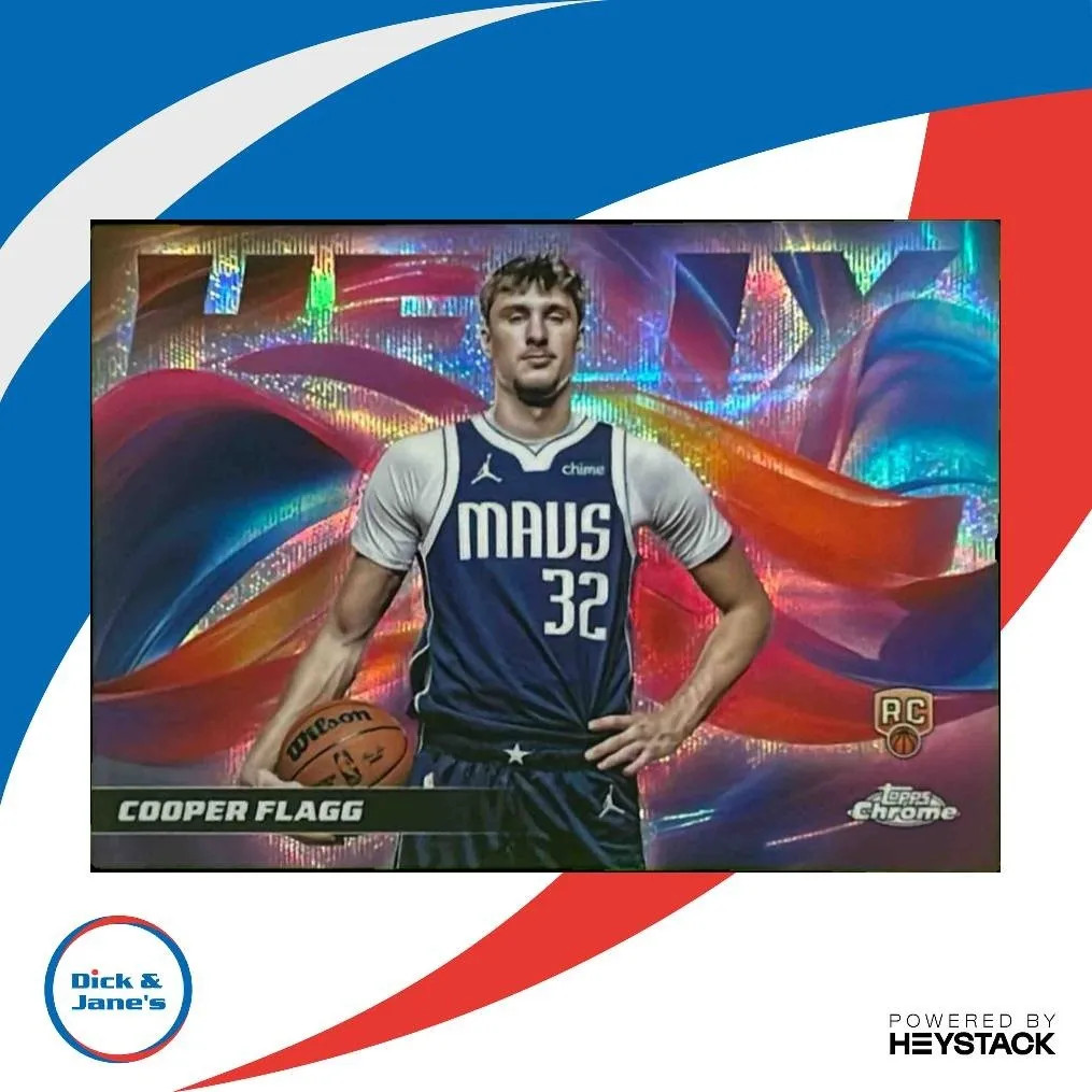 2025-26 Topps Chrome Cooper Flagg Helix #H-11 RC SSP Dallas Mavericks