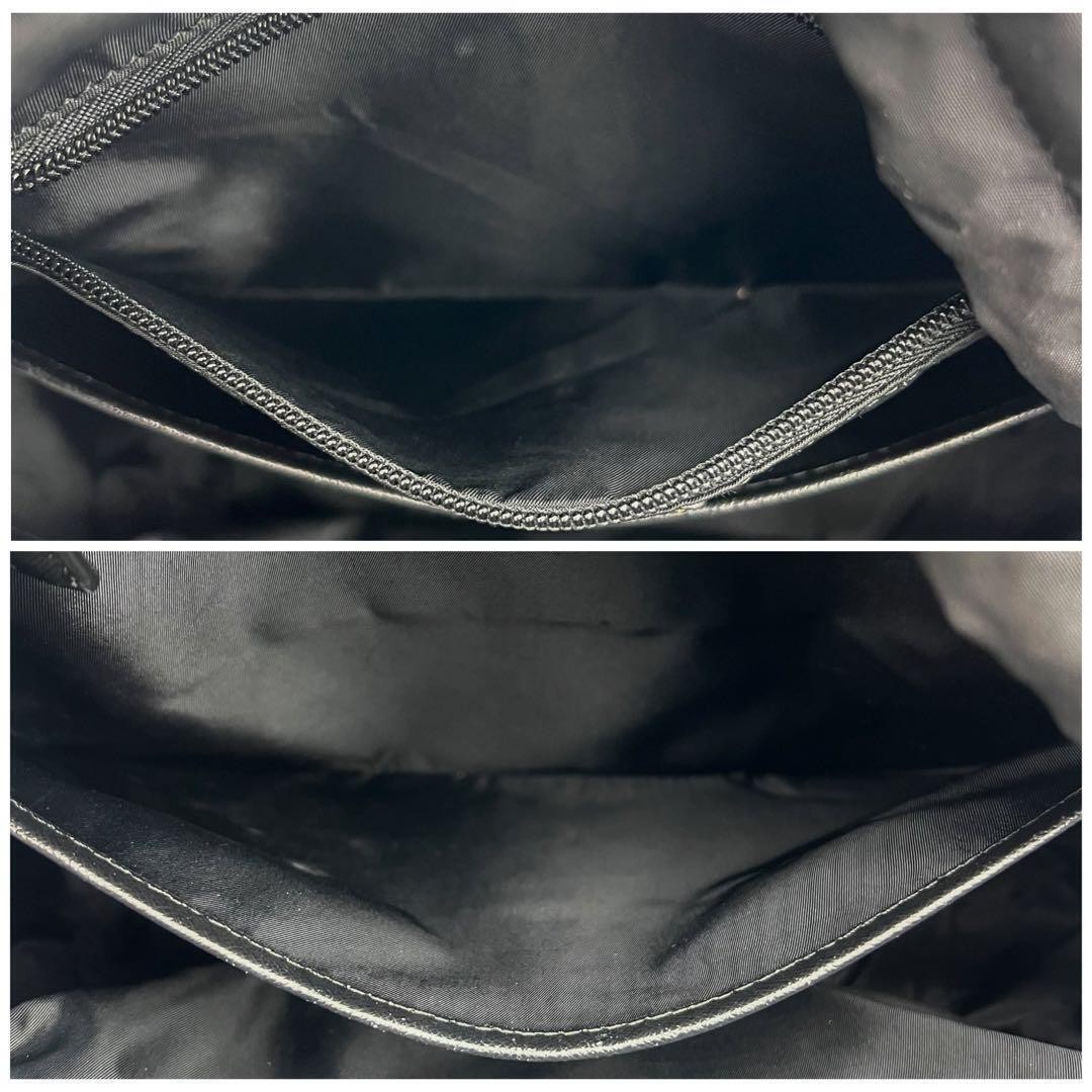 Condition PRADA Triangle Logo Nylon Backpack Black 683 from japan thumbnail 7