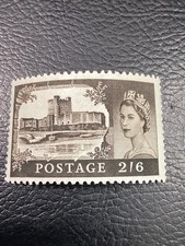 Great Britain 1955-58 QEII 2/6 black-brown MNH
