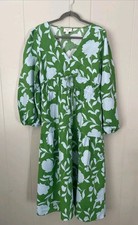 Kate Spade Target Dress Floral Boho Maxi  Linen Tiered 