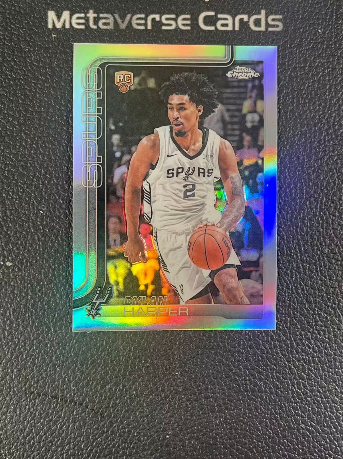 2025-26 Topps Chrome Silver Refractor Rc Rookie Dylan Harper #252