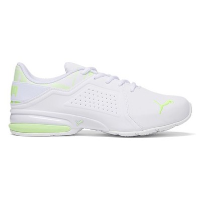 PUMA Viz Runner Repeat Wide Running  Mens White Sneakers Athletic Shoes 37733414