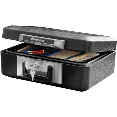 Fireproof Safe Box with Key Lock Secure Documents 6.3 x 15.3 x 12.1 Inches