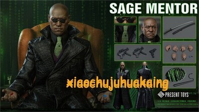12'' PRESENT TOYS PT-sp76 1/6 Matrix Sage Mentor Morpheus Figure Model In Stock