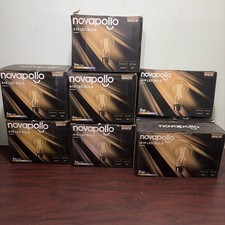 Lot of 7 Novapollo A19 LED Filament Bulbs 2700K Vintage Edison Light Bulb 38pc