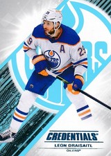 #47 LEON DRAISAITL 2024-25 Upper Deck Credentials EDMONTON OILERS