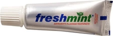 144 Tubes of Freshmint 0.6 oz. Anticavity Fluoride Toothpaste, Metallic... 