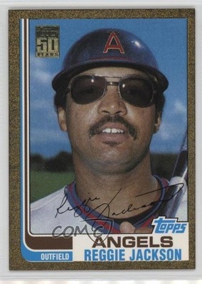 2001 Traded & Rookies 50 Years Topps Reprint Gold /2001 Reggie Jackson HOF 1l0s