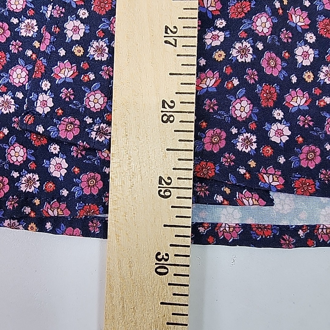 Nick Graham Men's Floral Printed Stretch Modern Fit Short Sleeve Shirt Size XL