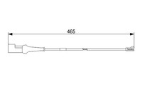 1X Bosch 1 987 473 573 Warnkontakt Bremsbelagverschleiß FüR Ford