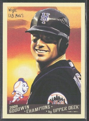 2009 Upper Deck Goodwin Champions #72 David Wright New York Mets (B1)