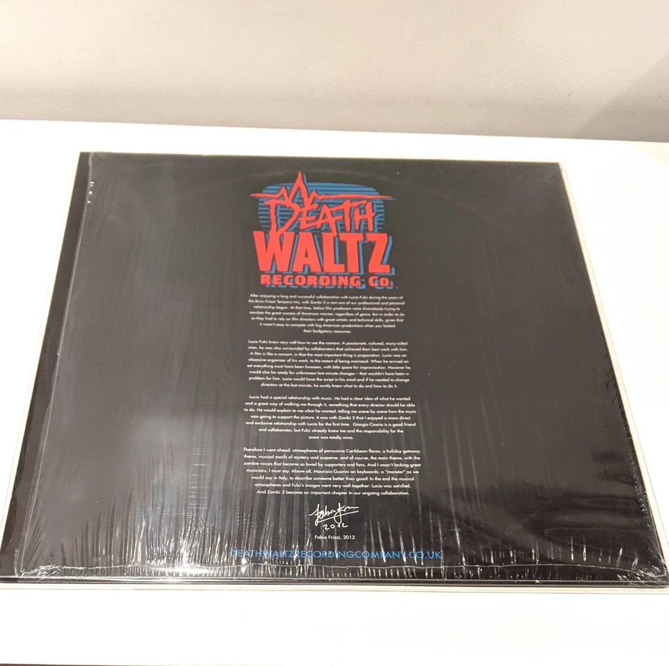 Zombie Flesh Eaters Fabio Frizzi Red Vinyl LP Soundtrack Score Mondo Death Waltz - Image 2 of 3