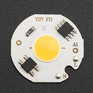 10PCS AC220V 3W Integrated Chip COB Beads Smart IC Bulb Lamp Light Source (Warm❀