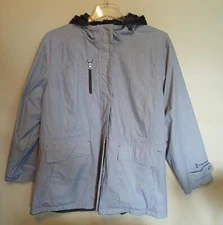 Free Country Ladies Plus SIze 3X Gray Reversible Zip Up Jacket