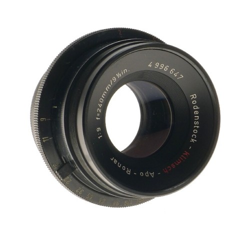 Rodenstock apo-ronar 1:9 f=240mm sg240/300 large format lens f9.5/12in - Picture 3 of 11