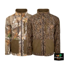 DRAKE NON TYPICAL HYDRO HUSH MID WEIGHT FULL ZIP CAMO JACKET AGION ACTIVE XL