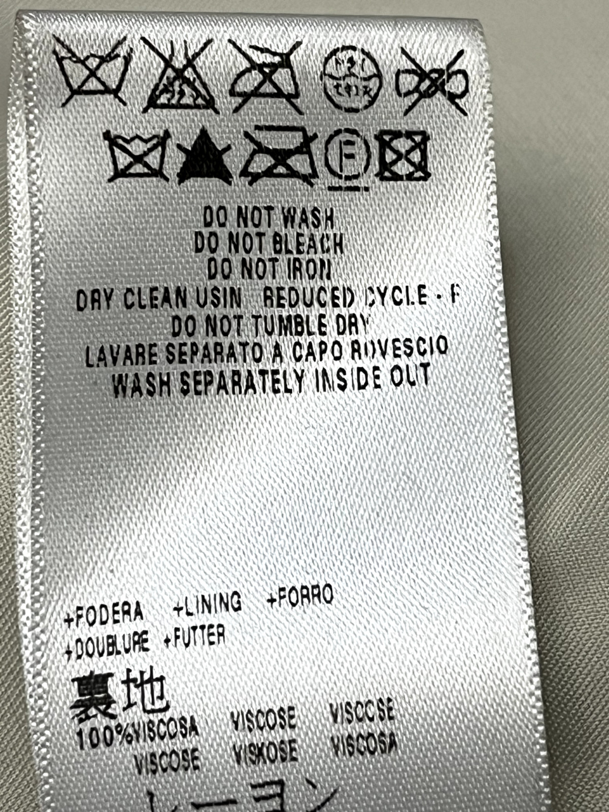 Valentino Womens Leather Jacket Cape Size 44 R.E.D Beige Ivory Cream thumbnail 11