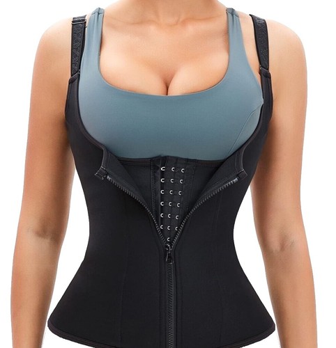 Waist Trainer KIWI RATA For Men Sweat Waist Trimmer Corset With