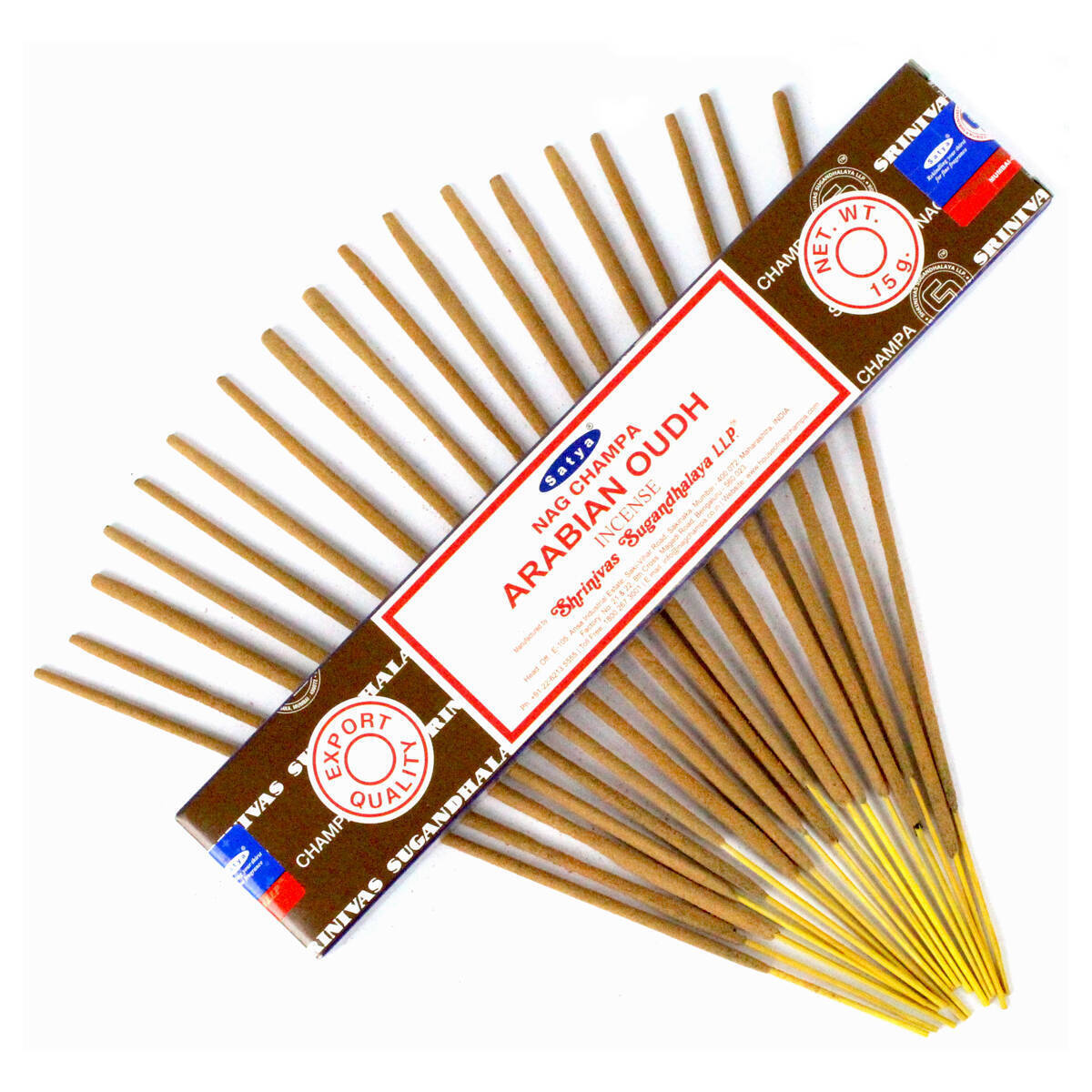 Satya Arabian Oudh Incense 15 Grams Satya Arabian Oudh Incense 15 Grams