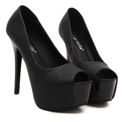 pumps peep toe