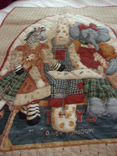 DAISY KINGDOM BABY/CHILD hand quilted QUILT /BLANKET/ WALL HANGING FOR NURSERY