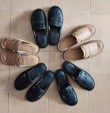 Handmade men's leather slippers by ITOKEYs BANTING