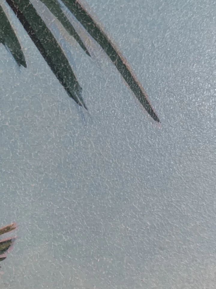 Póster grande vintage de Cuba por Kerne Erickson—HA Jockey Club. Embellecido a mano Foto 4 de 4