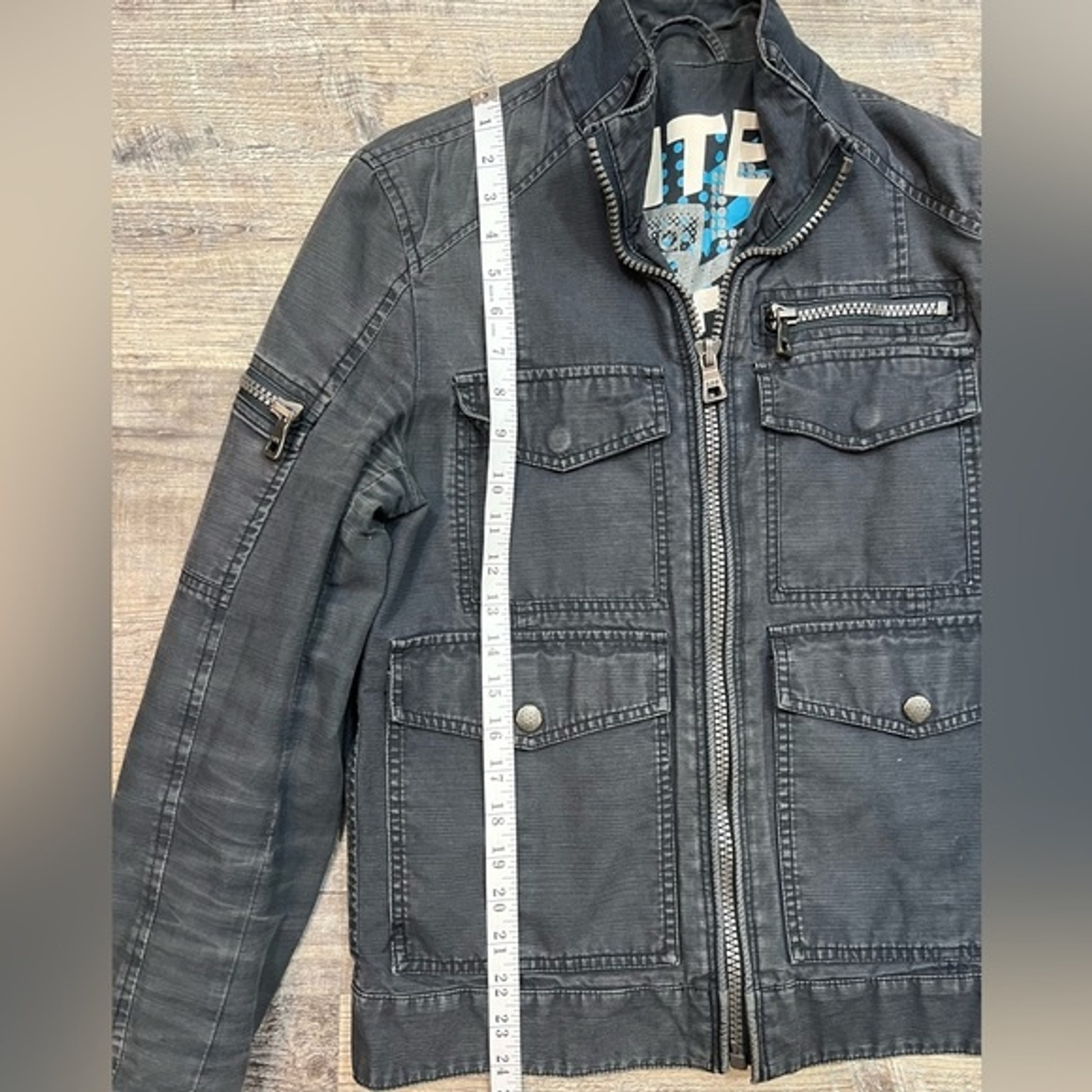 Dark Label Springfield Outer Space Army Jacket 10… - image 7