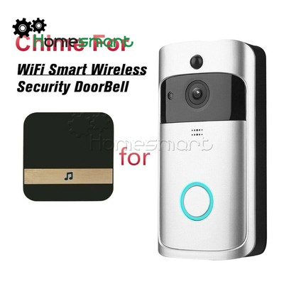 Wireless WiFi Doorbell Chime Ding-Dong Visual Door Bell Smart Receiver AHS