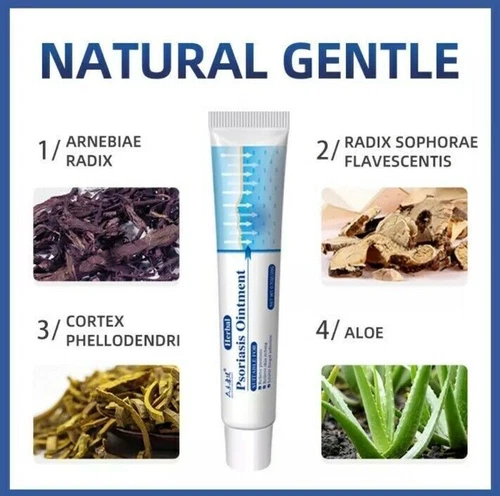 1x 20g Haut Psoriasis Creme Anti Dermatitis Ekzem Ekzem-Salbe Behandlung Creme-- - Bild 4 von 4