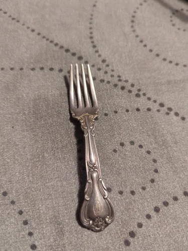 Gorham Pat 1895 Sterling Fork, Chantilly Pattern,  4"