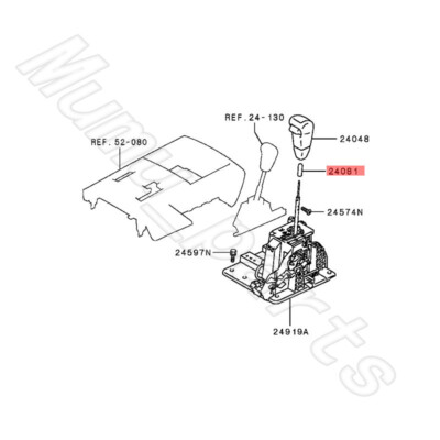 For Mitsubsihi Montero Pajero V77 V93 V97 Stick Sleeve shift
