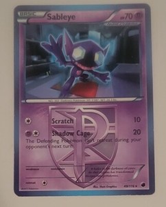 Pokémon TCG Sableye Plasma Freeze 49/116 Regular Rare