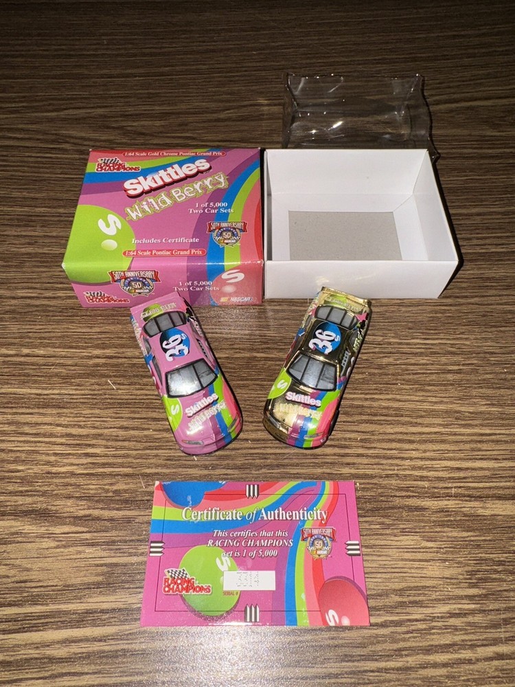 Wild Berry Skittles Racing Champions 1/64 Pontiac Grand Prix 2-Pack  