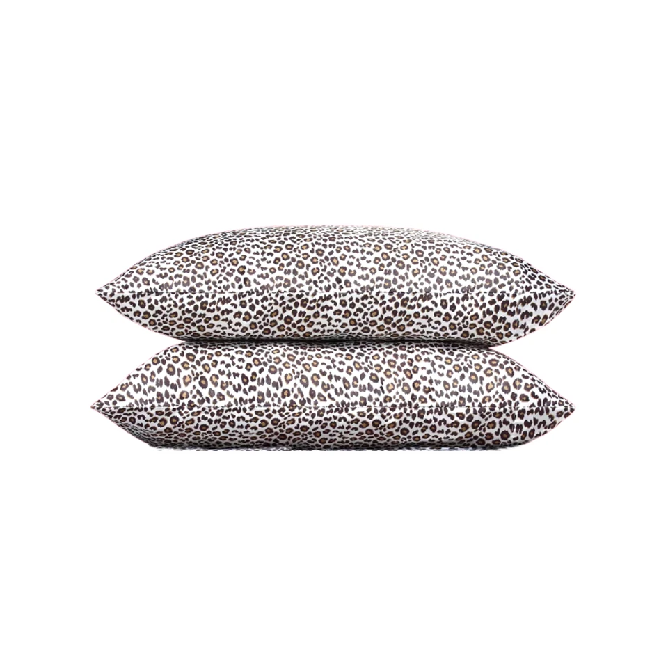 Betsey Johnson Satin Pillowcase Set Leopard Print Bedding 20x30 Standard - Image 2 of 4