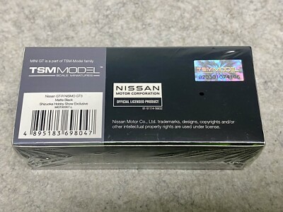 MiniGT Nissan GT-R R35 GT3 NISMO Matt Black Shizuoka Hobby Show