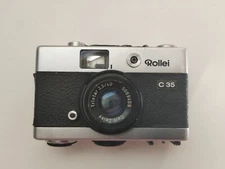 🟢Rollei C35 Carl Zeiss Triotar 40mm f3,5🟢Rare top cover has not found analog