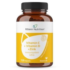 508,58 €/ kg | R(h)ein Nutrition Vitamin C + Vitamin D + Zink, 68,8g Dose