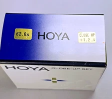 Hoya 62mm Close-Up Lens Set +1 +2 +4 Glass Lens Filter Japan 62 mm E62 E-62 New
