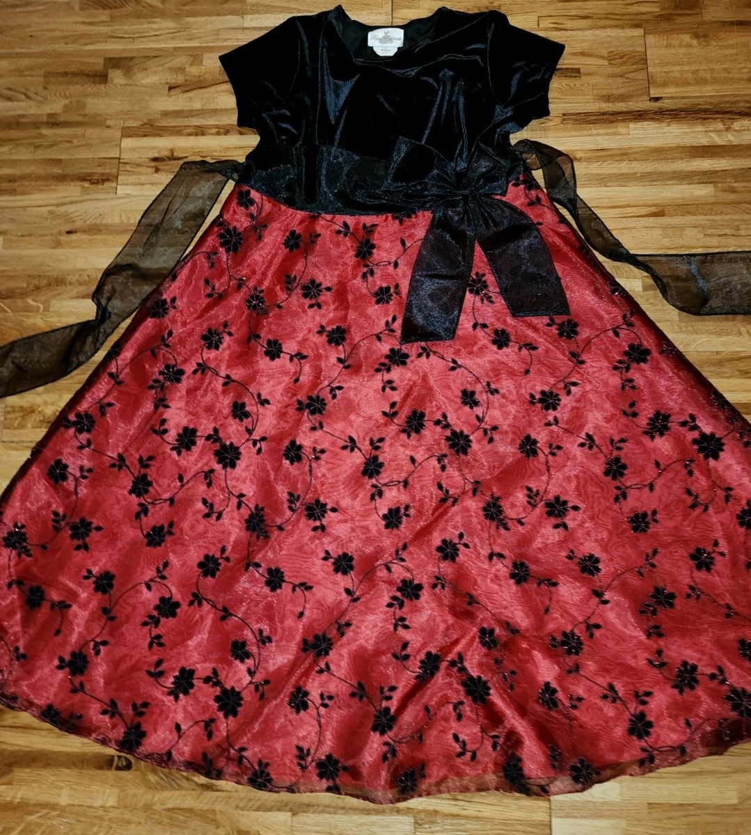 rare editions dress christmas NEW Rare Editions Girls Size 2T "CHRISTMAS REINDEER & TREE" 2-Dresses 1-Bow  NWT