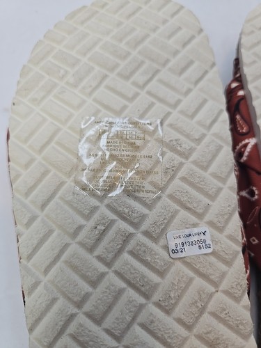 American Eagle Shoes Womans 9 Brown Slip On Bandana Print Knot Accent NWT - Picture 9 of 11