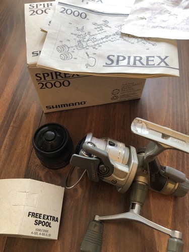 Shimano Spirex 00 W Box Spare Spool Papers Rear Drag Quickfire Japan Ebay