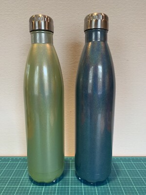Lot Of 2  HD Designs Outdoor Stainless Steel Insulated 25oz Thermos w/ Screw Cap