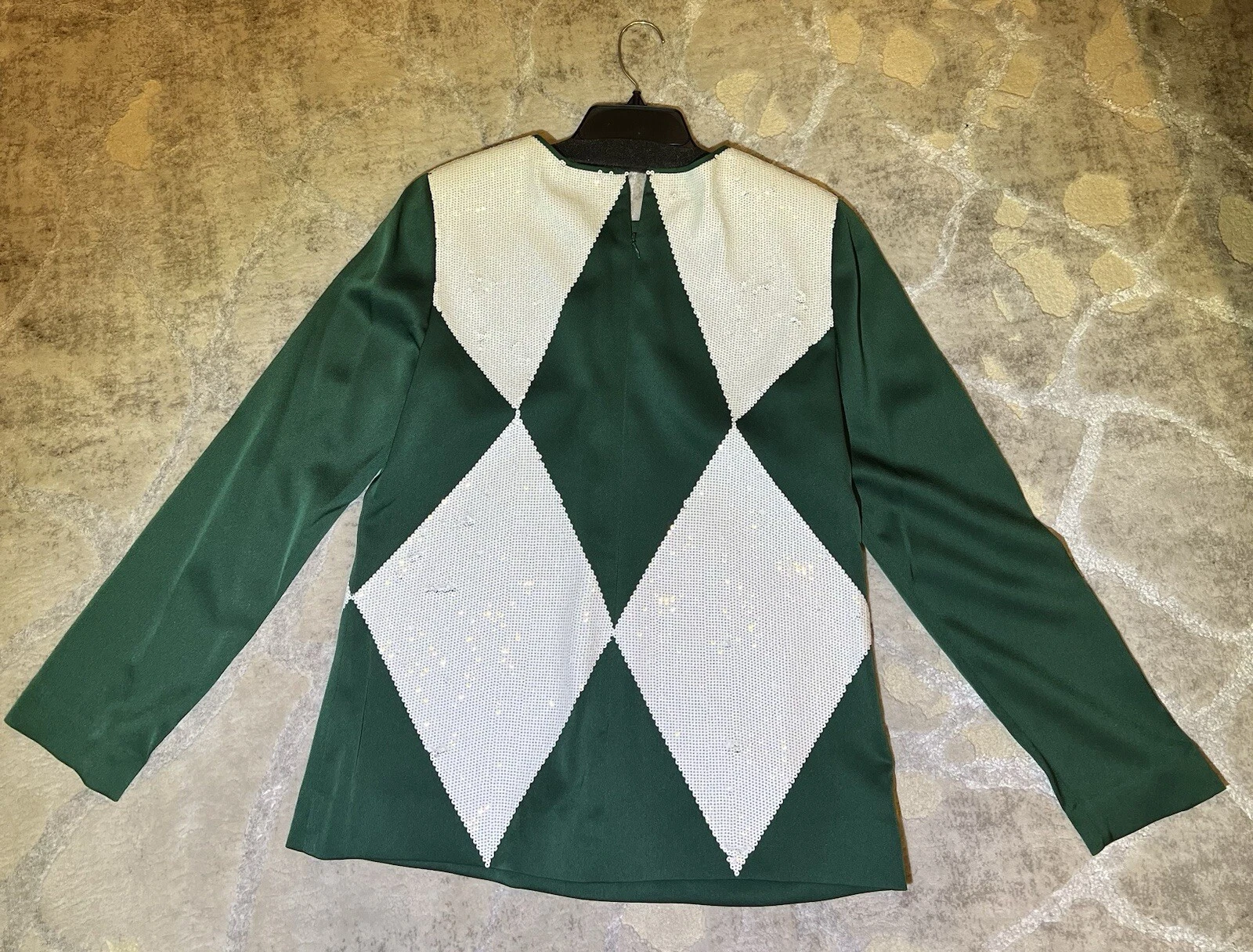 Tory Burch Green And White Tunic Size 10